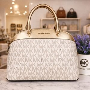 Michael Kors‎ Gold and Cream Women's Bag